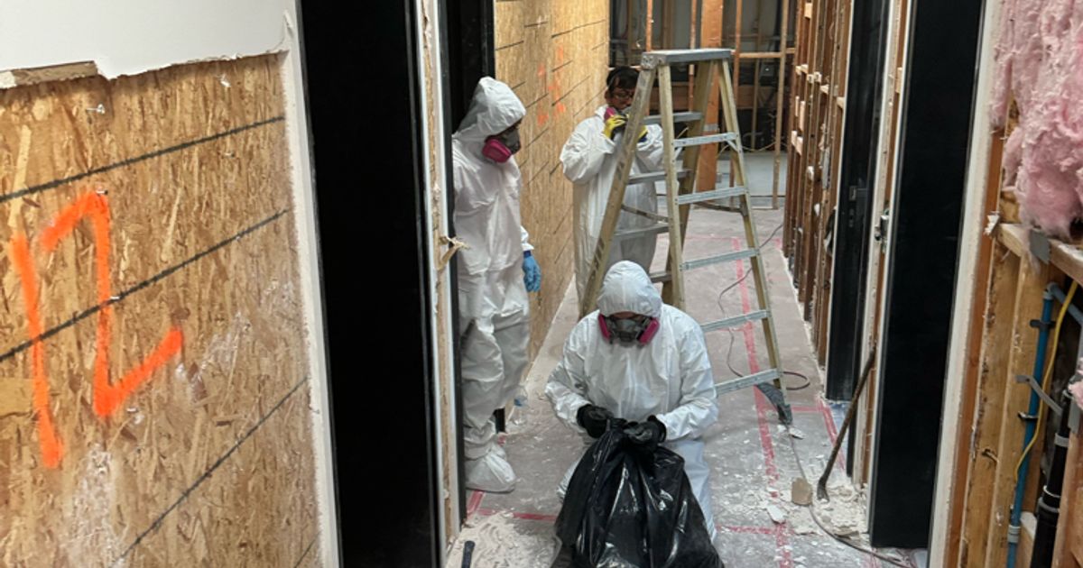 mold restoration work by Go Green Restoration