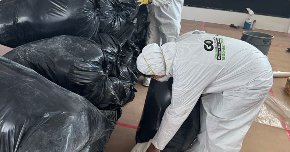 mold restoration work by Go Green Restoration