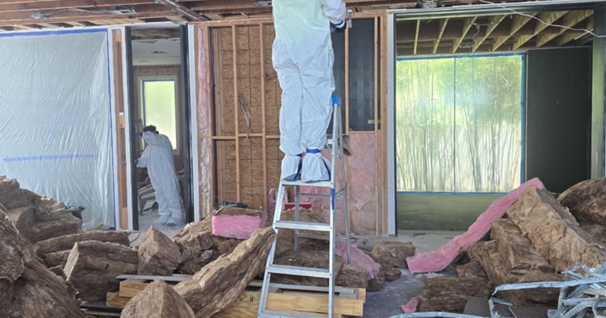 mold restoration work by Go Green Restoration