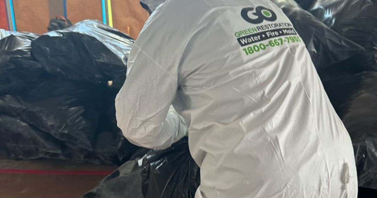 mold restoration work by Go Green Restoration